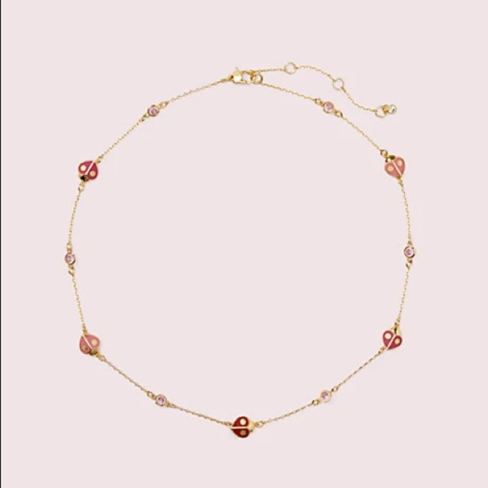NWT Kate Spade Animal Party Ladybug Necklace